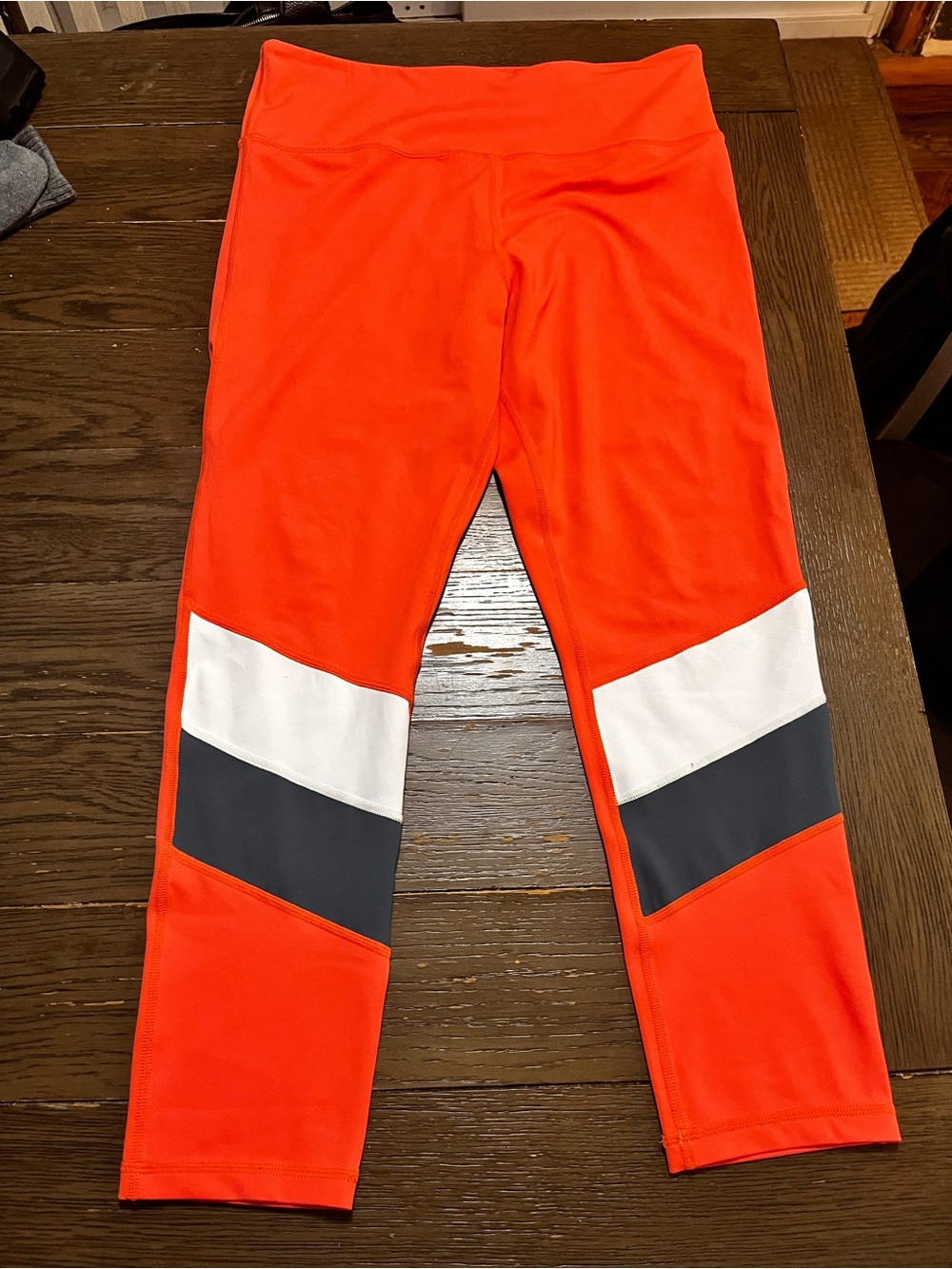 Zyia Coral Colorblock Active Leggings